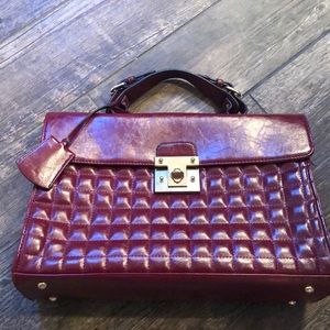 Beautiful large red handbag
